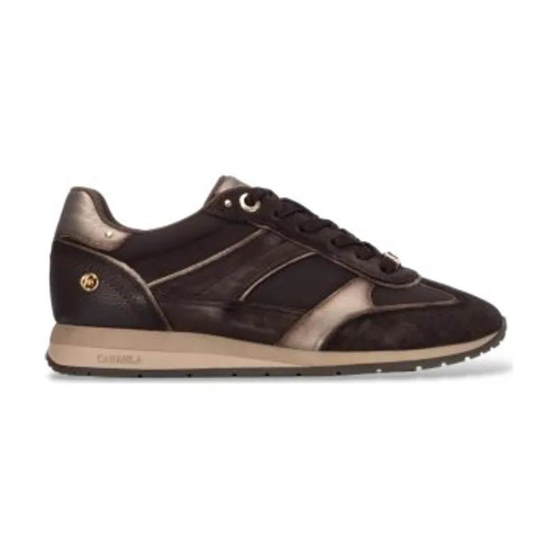 Carmela Zapatillas de Piel 164233 16423304-MARRON