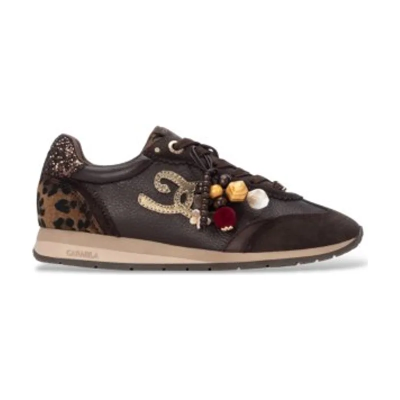 Zapatillas de Piel 164234 16423401-MARRON