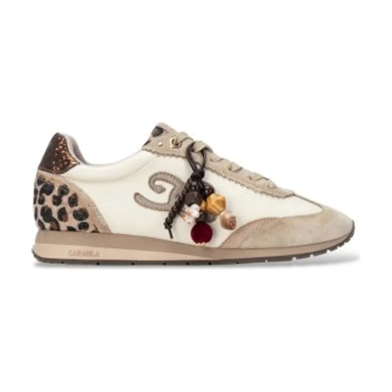 Zapatillas de Piel 164234 16423402-BEIGE