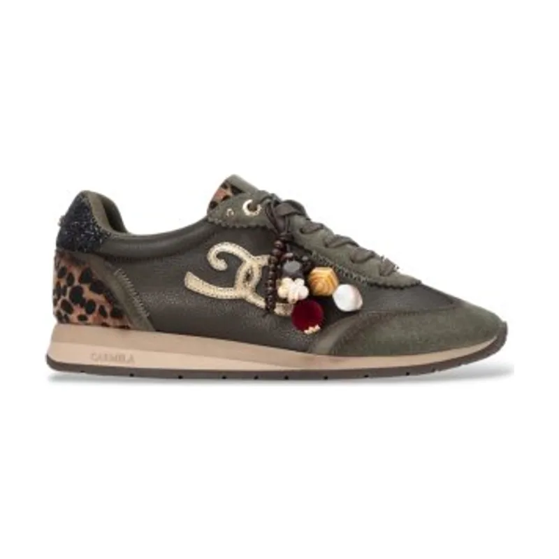 Zapatillas de Piel 164234 16423405-KAKI