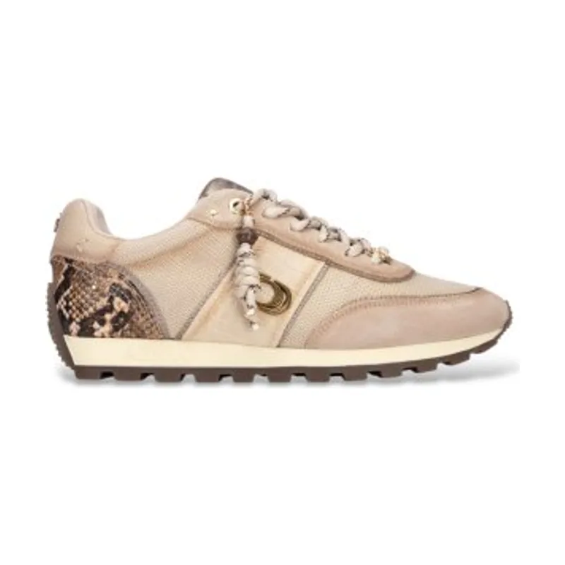Zapatillas de Piel 164237 16423702-BEIGE