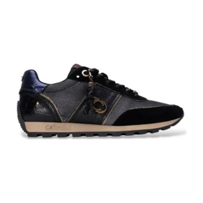 Carmela Zapatillas de Piel 164237 16423703-NEGRO