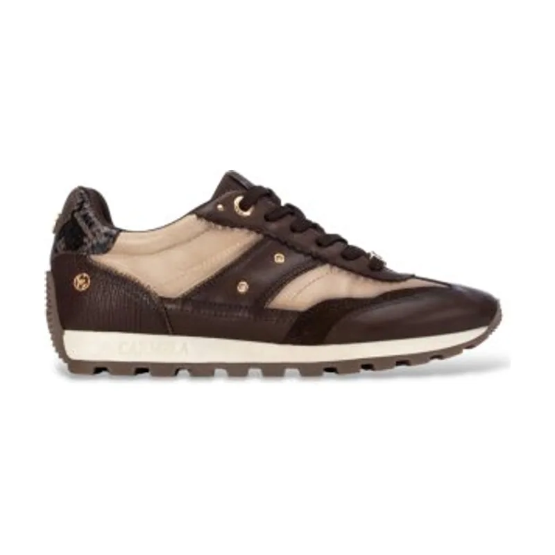 Carmela Zapatillas de Piel 164238 16423804-MARRON