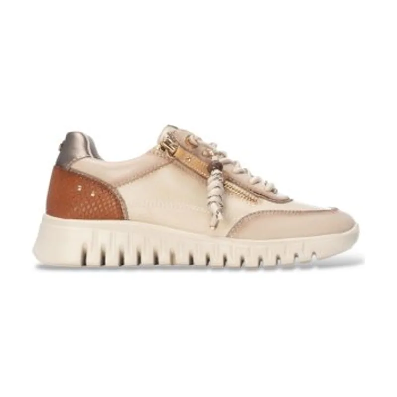 Carmela Zapatillas de Piel 164244 16424401-BEIGE