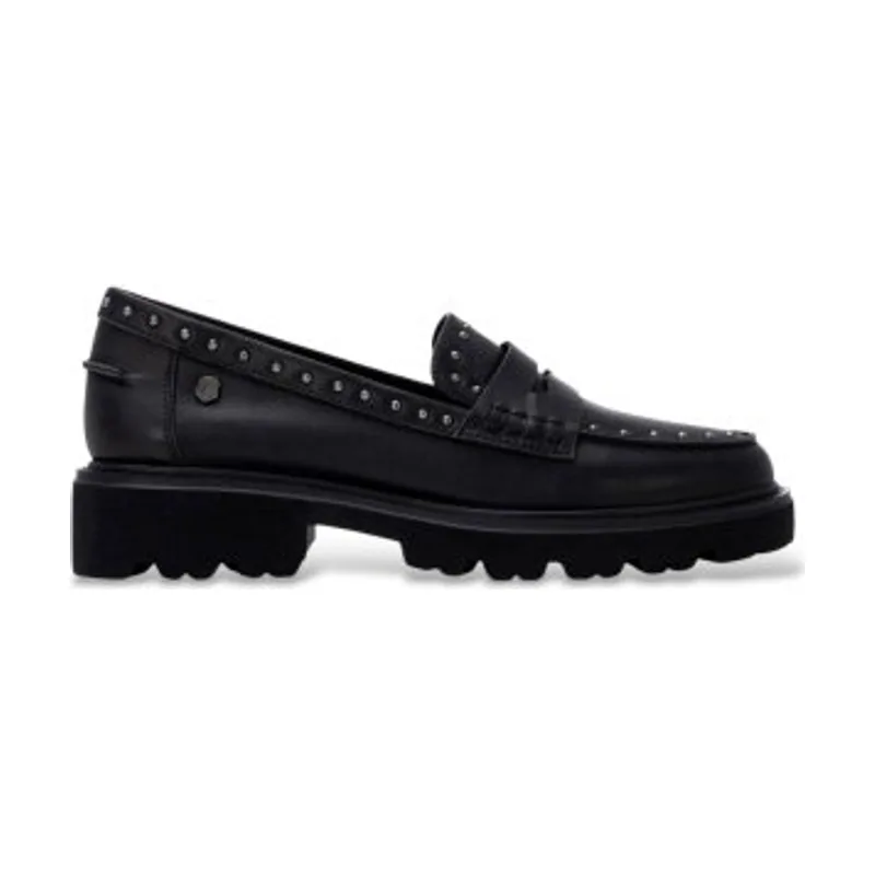 Carmela Mocasines de Piel 164271 16427101-NEGRO