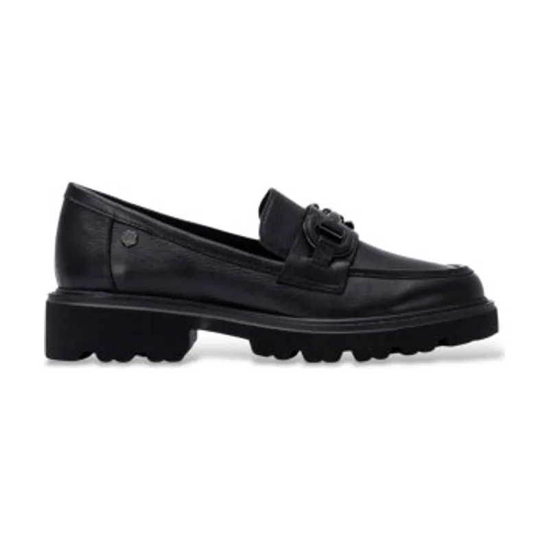 Carmela Mocasines de Piel 164336 16433601-NEGRO