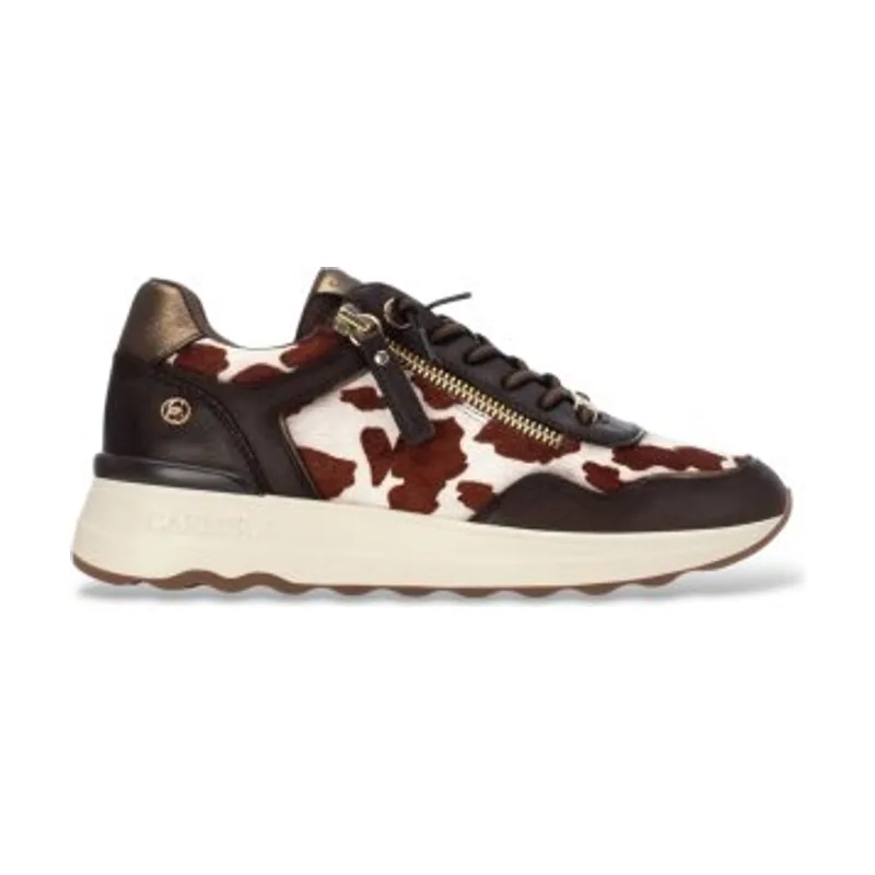 Carmela Zapatillas de Piel 164360 16436002-MARRON