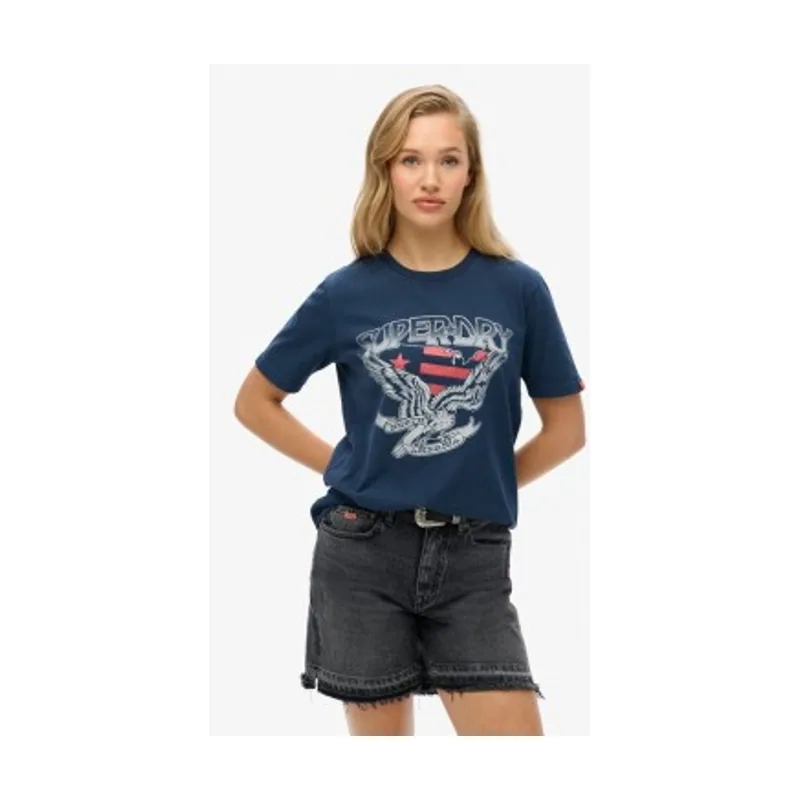 Camiseta Embellish Varsity Relaxed W1011611A