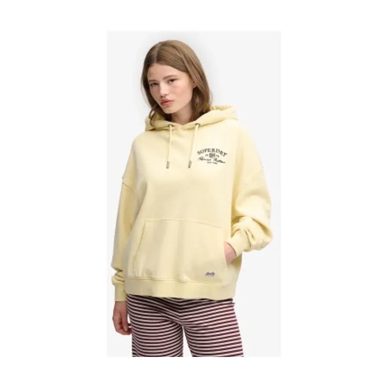 Superdry Sudadera con capucha Luxe Casual Relaxed W2012575D