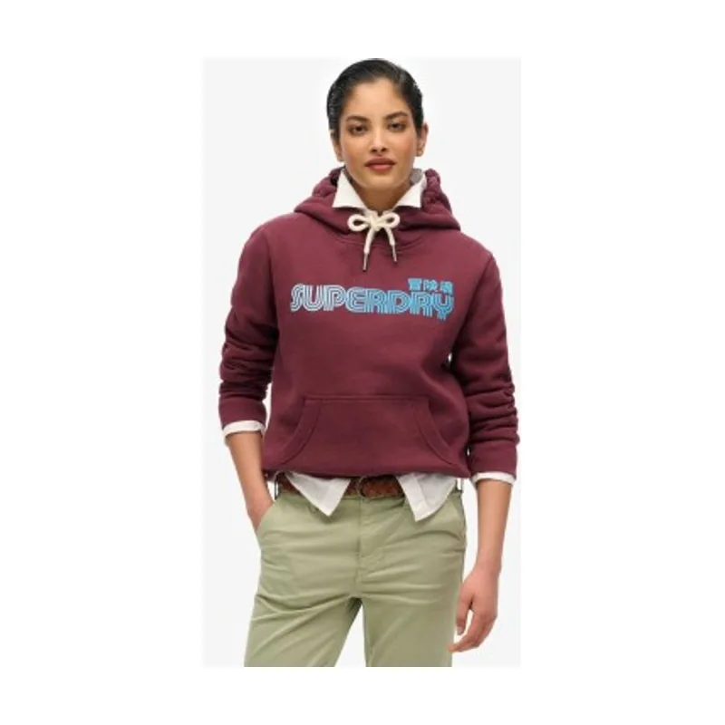 Superdry Sudadera con capucha Faded Core W2012494A