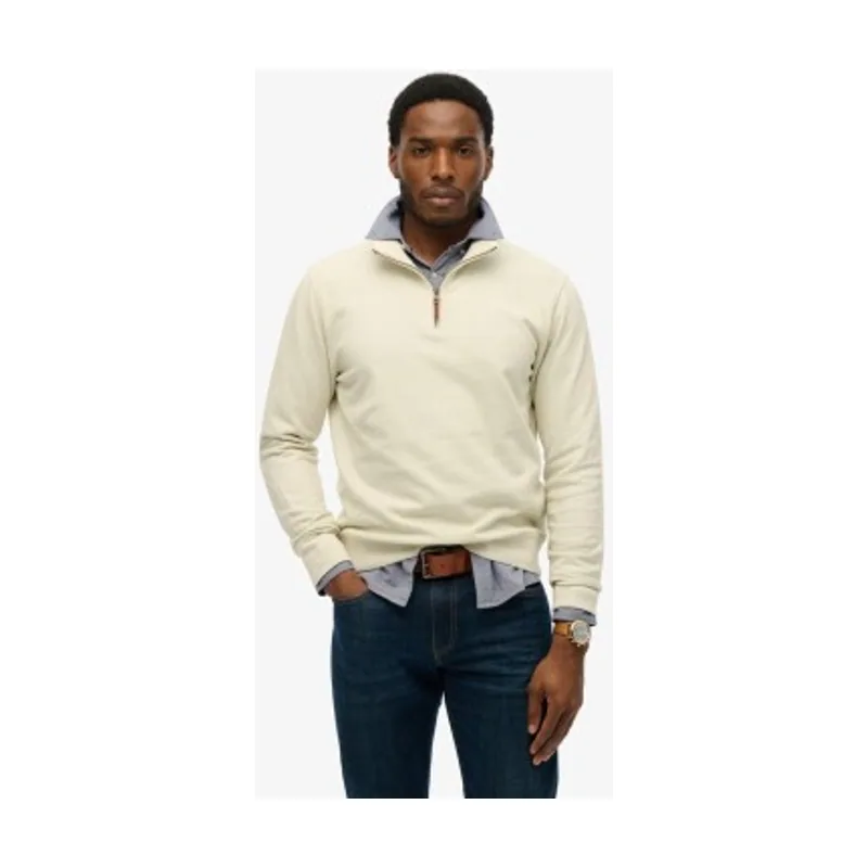 Superdry Sudadera con media cremallera Classic Essential M2014346A