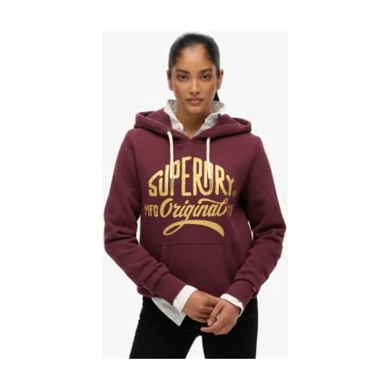 Superdry Sudadera con capucha MFG Original Metallic W2012570A