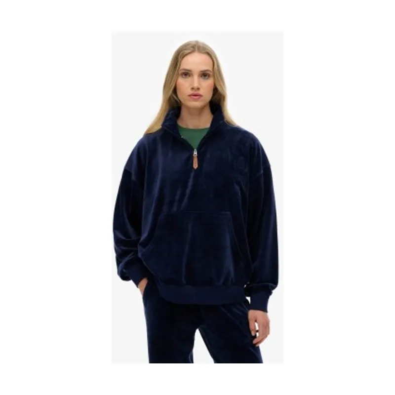 Sudadera con cremallera Country Club Velour W2012383A