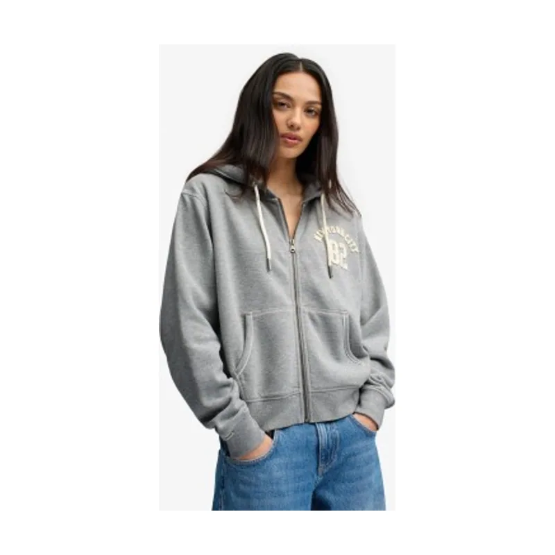 Superdry Sudadera con capucha y cremallera Relaxed Crop W2012712A