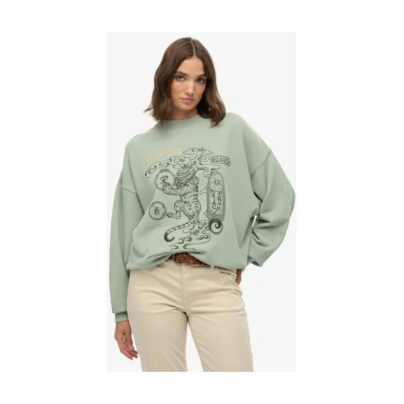 Superdry Sudadera Tokyo Narrative Oversized W2012413A