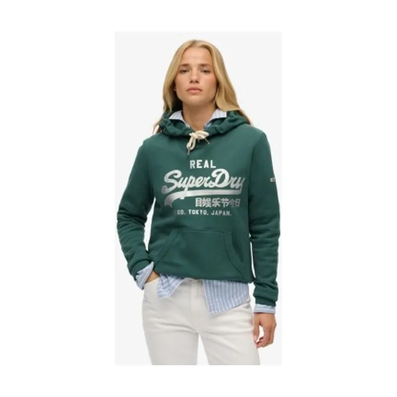 Superdry Sudadera con capucha Metallic W2012569A