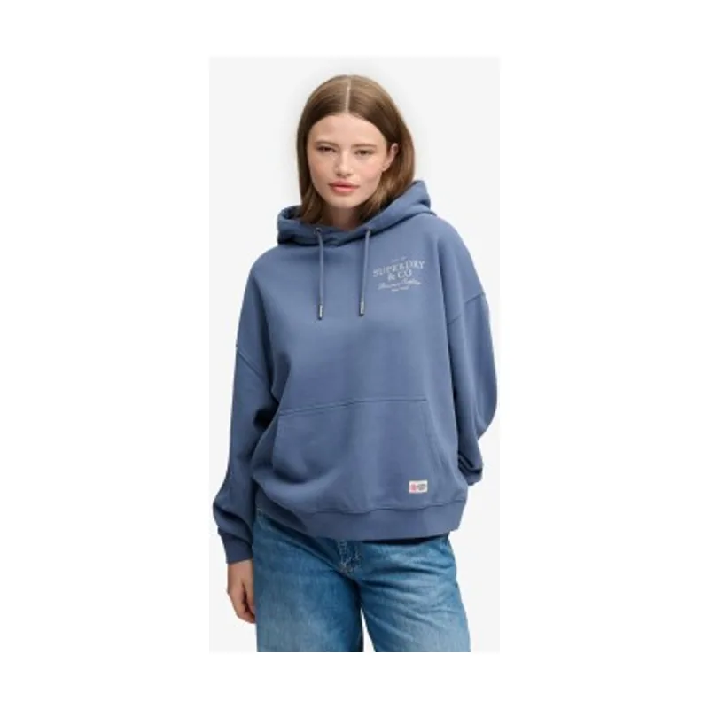 Superdry Sudadera con capucha Luxe Casual Relaxed W2012691D