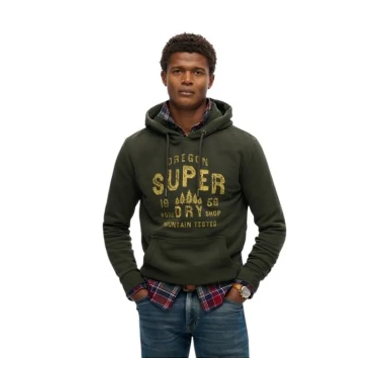 Superdry Sudadera con capucha Work Shop M2014366A
