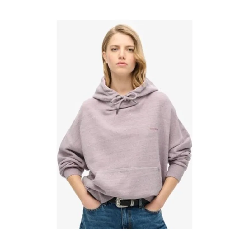 Superdry Sudadera con capucha Essential Logo Overdyed W2012217A