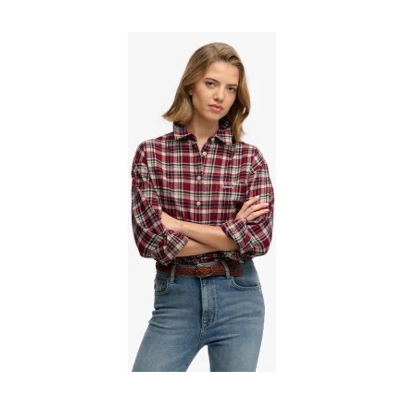 Superdry Camisa Check Flannel Relaxed W4010547A