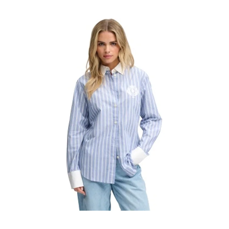 Camisa Poplin Cuff Stripe W4010592A