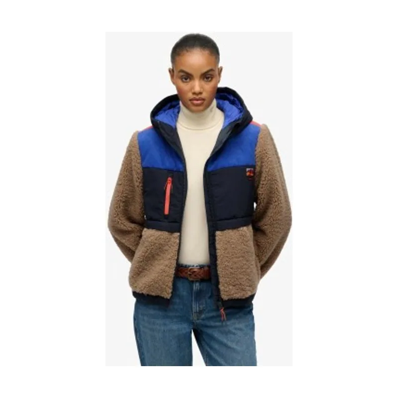 Superdry Forro polar con capucha Hooded W5012035A