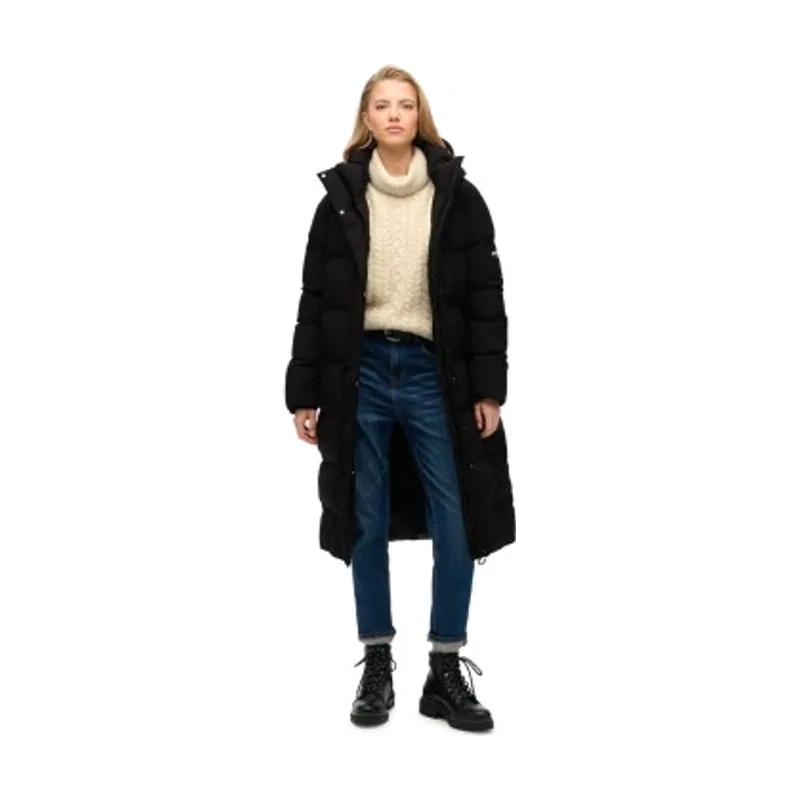 Superdry Abrigo con capucha Hooded Longline W5012143A