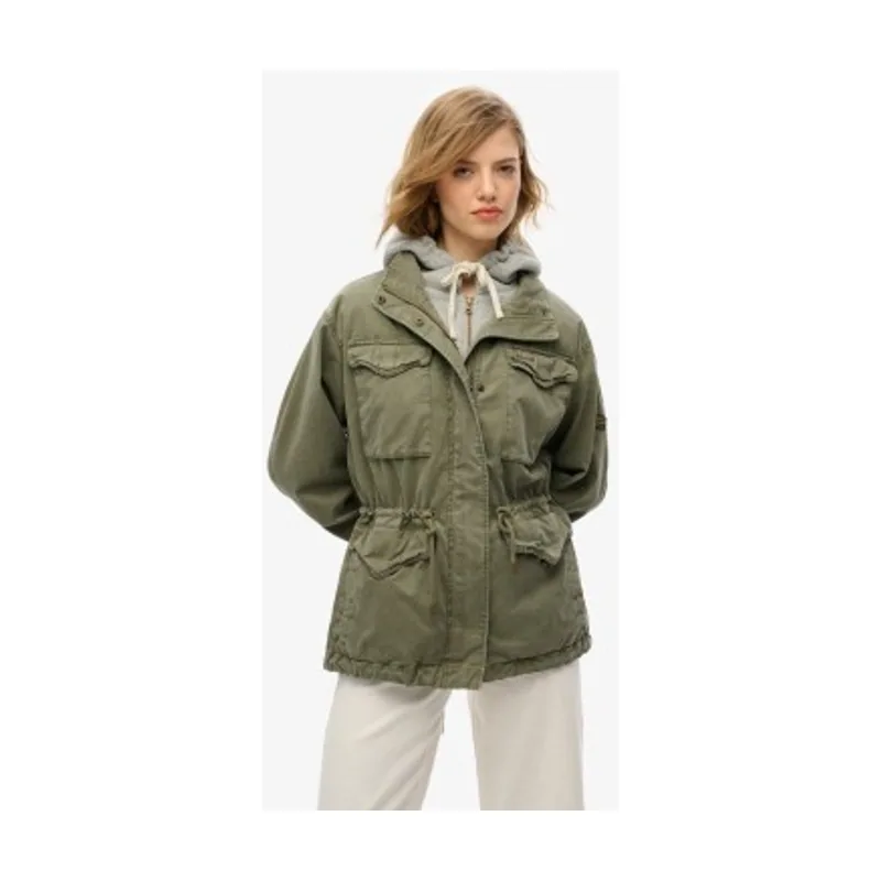 Superdry Parka Hooded Military W5011918A