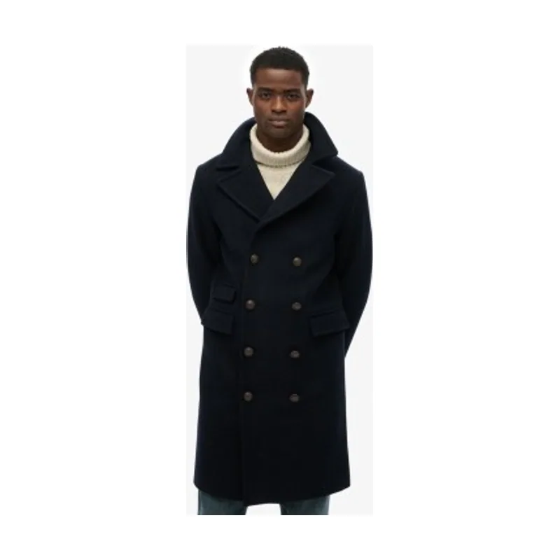 Superdry Abrigo Merchant Wool Blend Long M5012384A