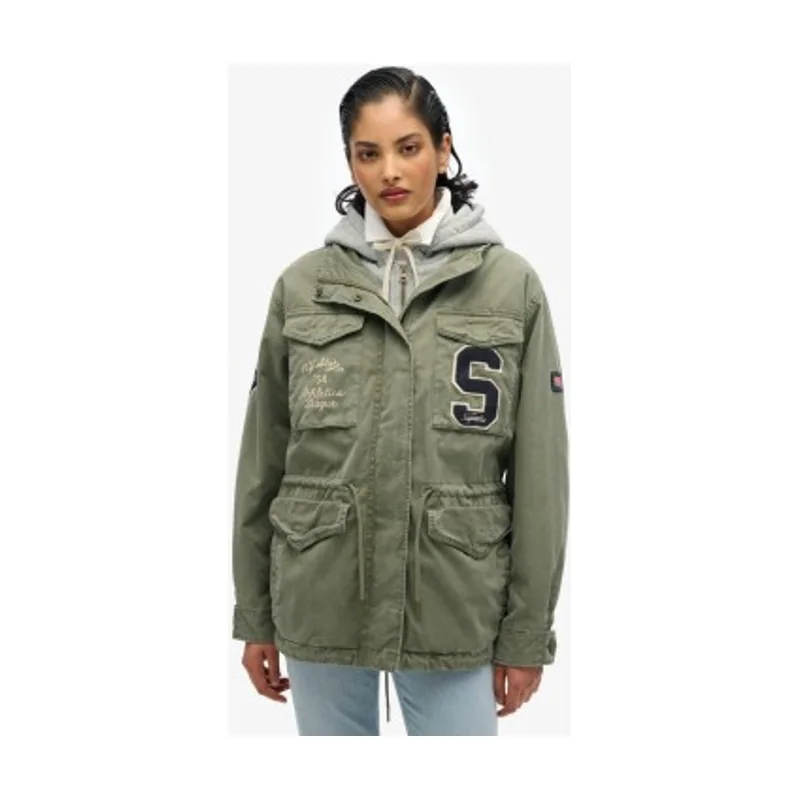 Superdry Parka Hooded Military W5011858A