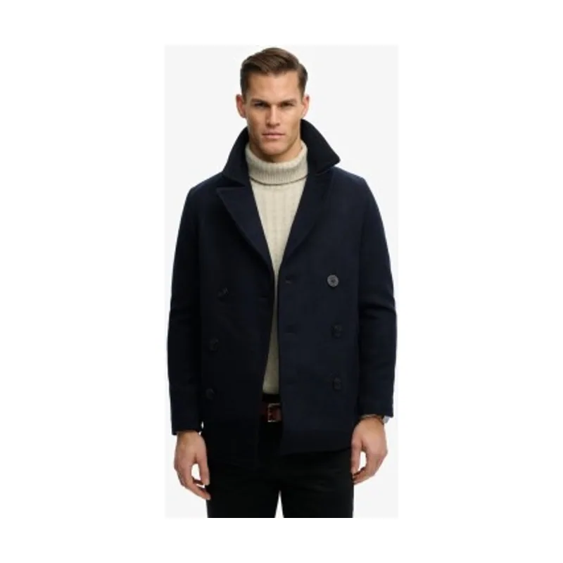 Superdry Abrigo Merchant Wool Blend PEA M5012382A