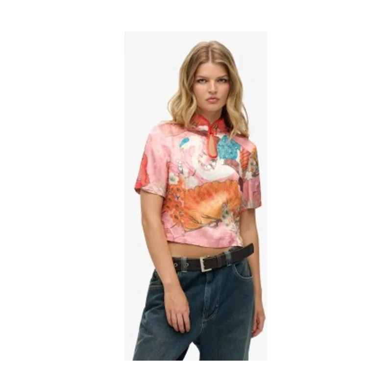 Top Mandarin Jacquard W6012099A