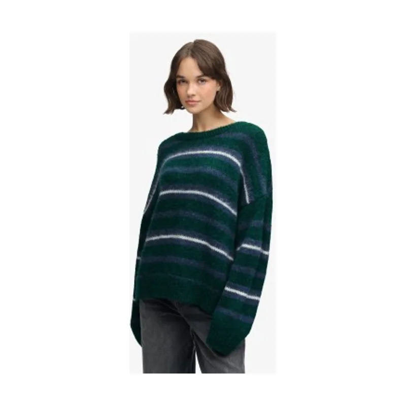 Superdry Jersey Slouchy Brushed Stripe W6110738A