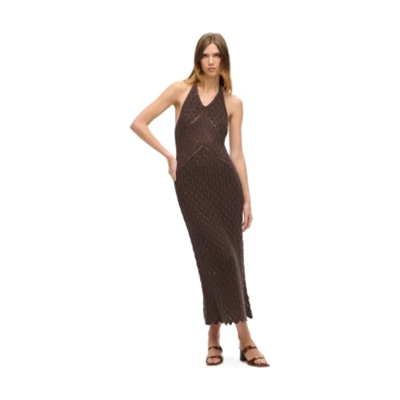 Superdry Vestido Crochet Halter W8011736A