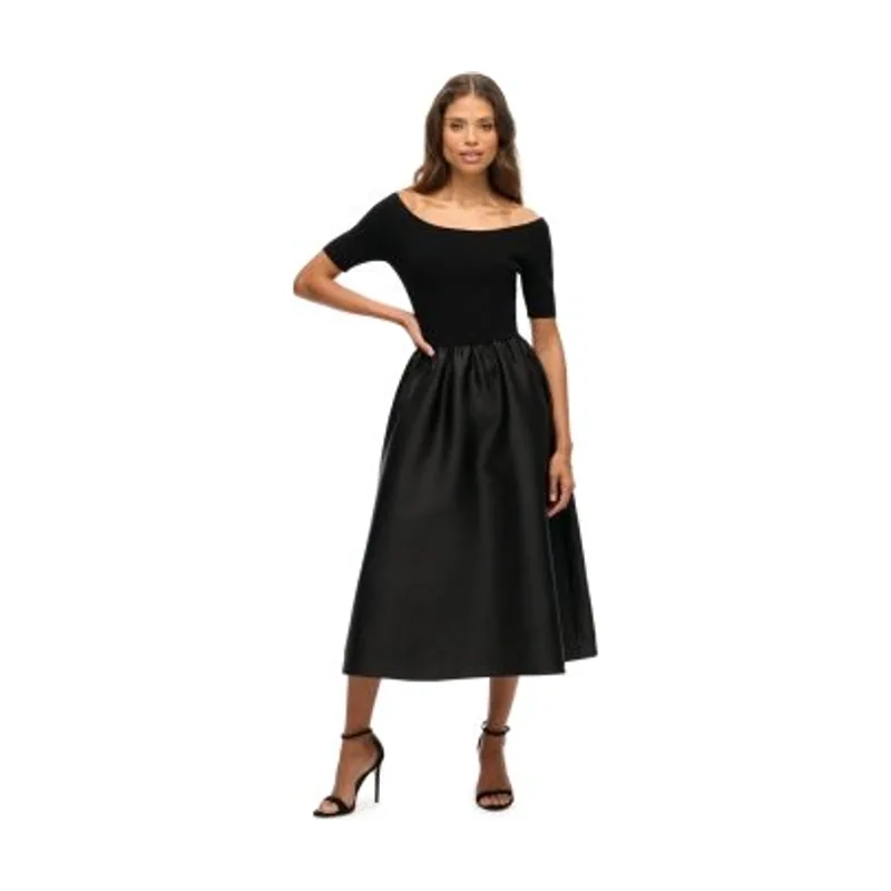Superdry Vestido LBD Woven Mix W8011999A