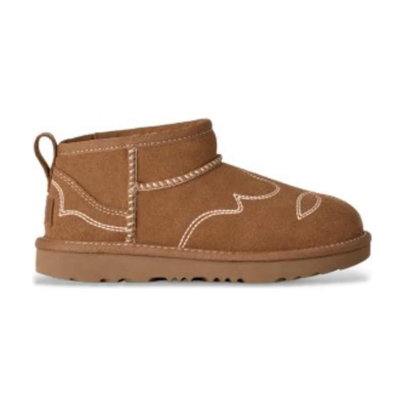 UGG Botines de piel Classic Ultra Mini Western 1184371K