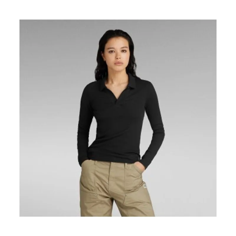 G-Star Polo Ribbed slim D24513-D527-6484
