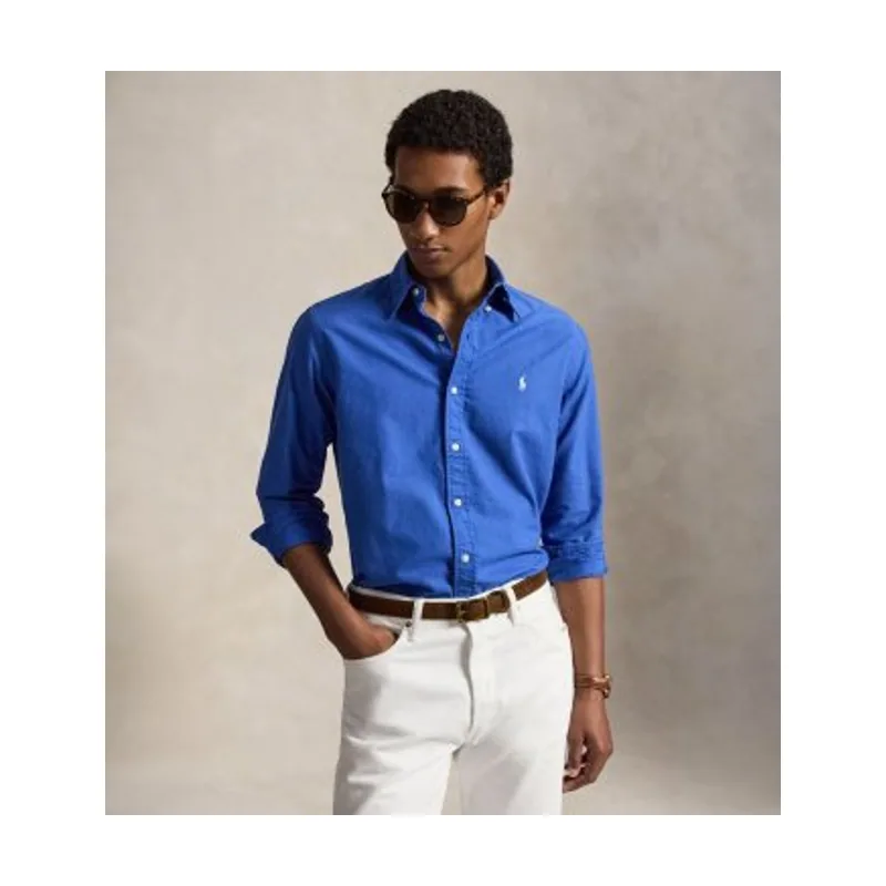 Polo Ralph Lauren Camisa oxford teñida Custom Fit 710805564512