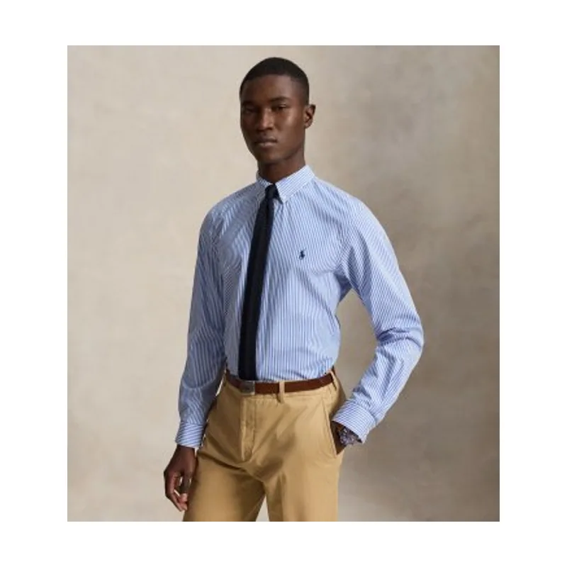 Polo Ralph Lauren Camisa Slim Fit de popelina elástica 710929344001