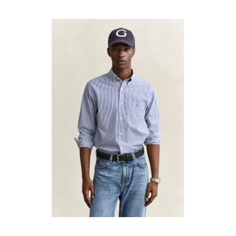 Gant Camisa de popelina de rayas 3262030
