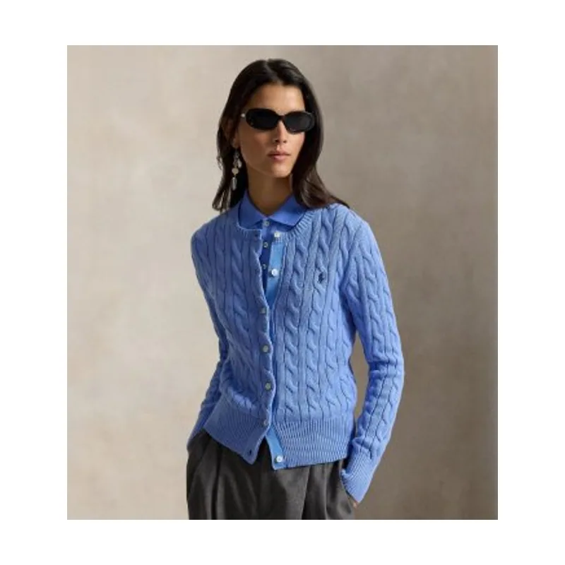 Polo Ralph Lauren Cárdigan de algodón en punto de ochos 211971868009