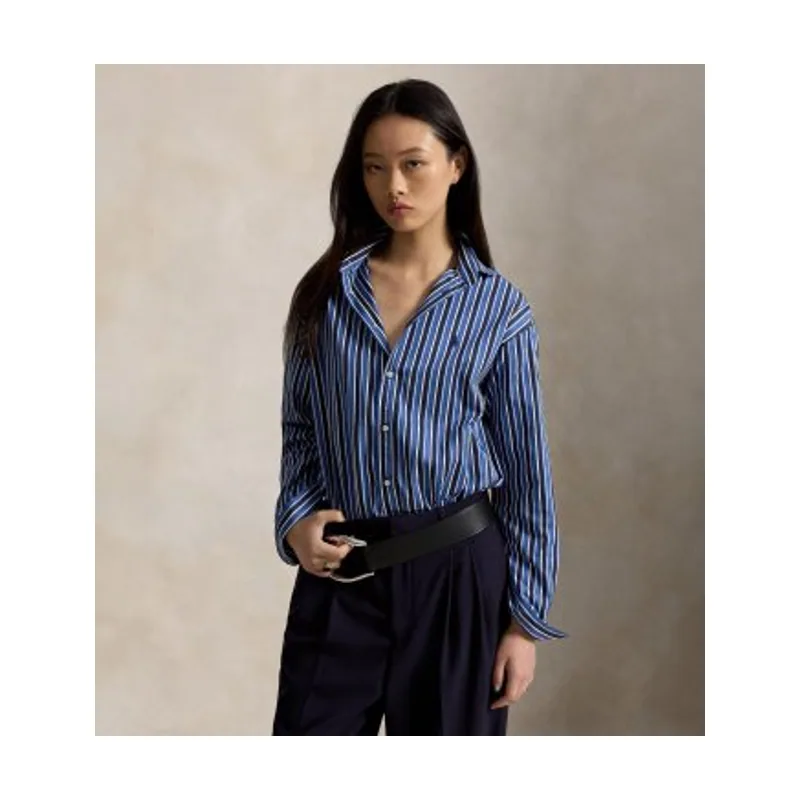 Polo Ralph Lauren Camisa de algodón con rayas Relaxed Fit 211910743515