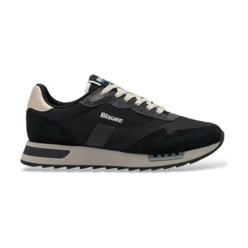 Blauer Zapatillas de piel Ryder 01 F6RYDER01