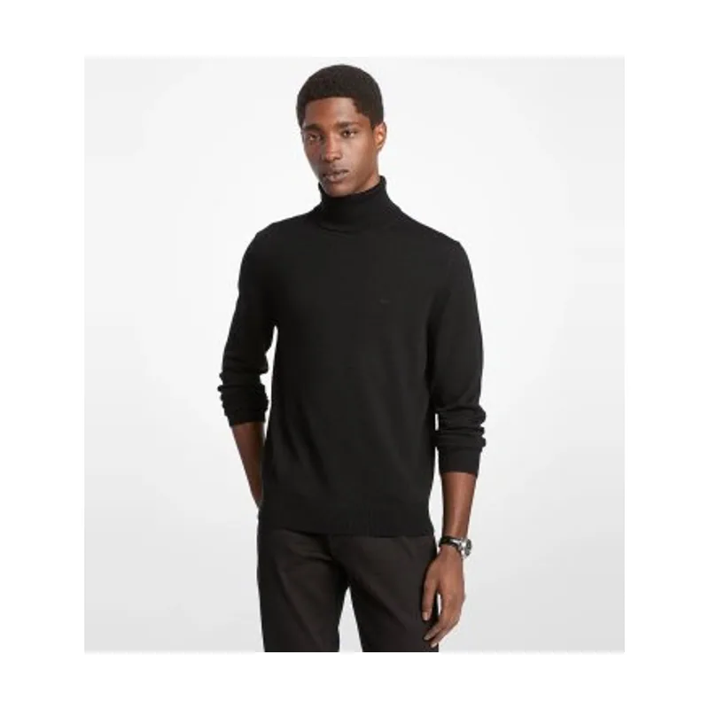 Michael Kors Jersey de cuello vuelto de lana egro CF460F97AP