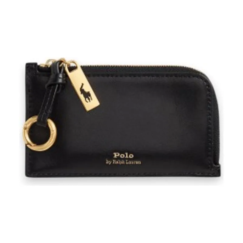 Polo Ralph Lauren Tarjetero Polo ID de piel con cremallera 427P04988002
