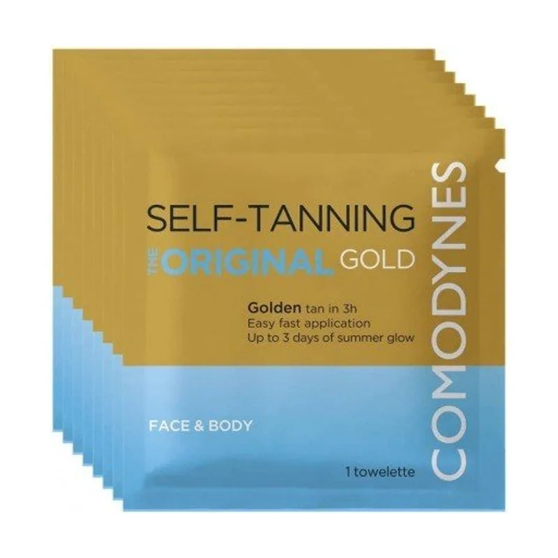 Comodynes Toallitas Autobronceadoras Natural Self-Tanning Gold 8