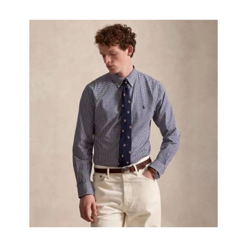 Polo Ralph Lauren Camisa de popelina elástica con cuadros 710929347500