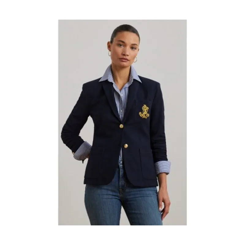 Lauren Ralph Lauren Blazer de jacquard entorchado 201797305005