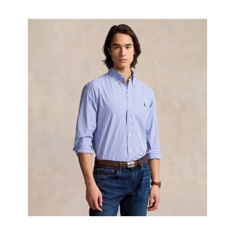 Polo Ralph Lauren Camisa de popelina elástica Custom Fit 710928255004
