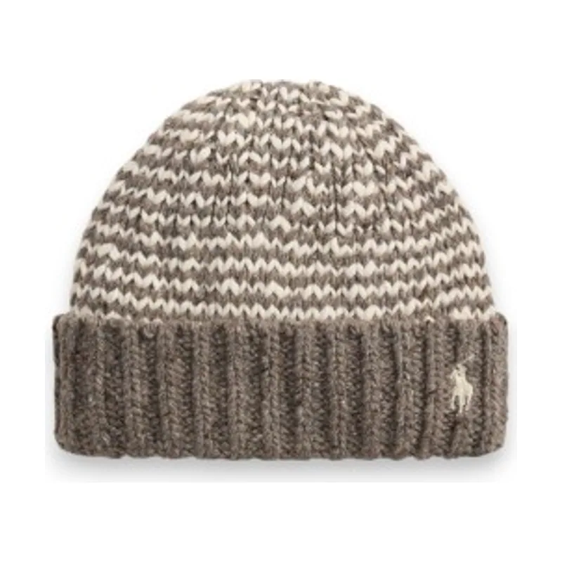 Polo Ralph Lauren Gorro de mezcla de lana con rayas 455P18138001